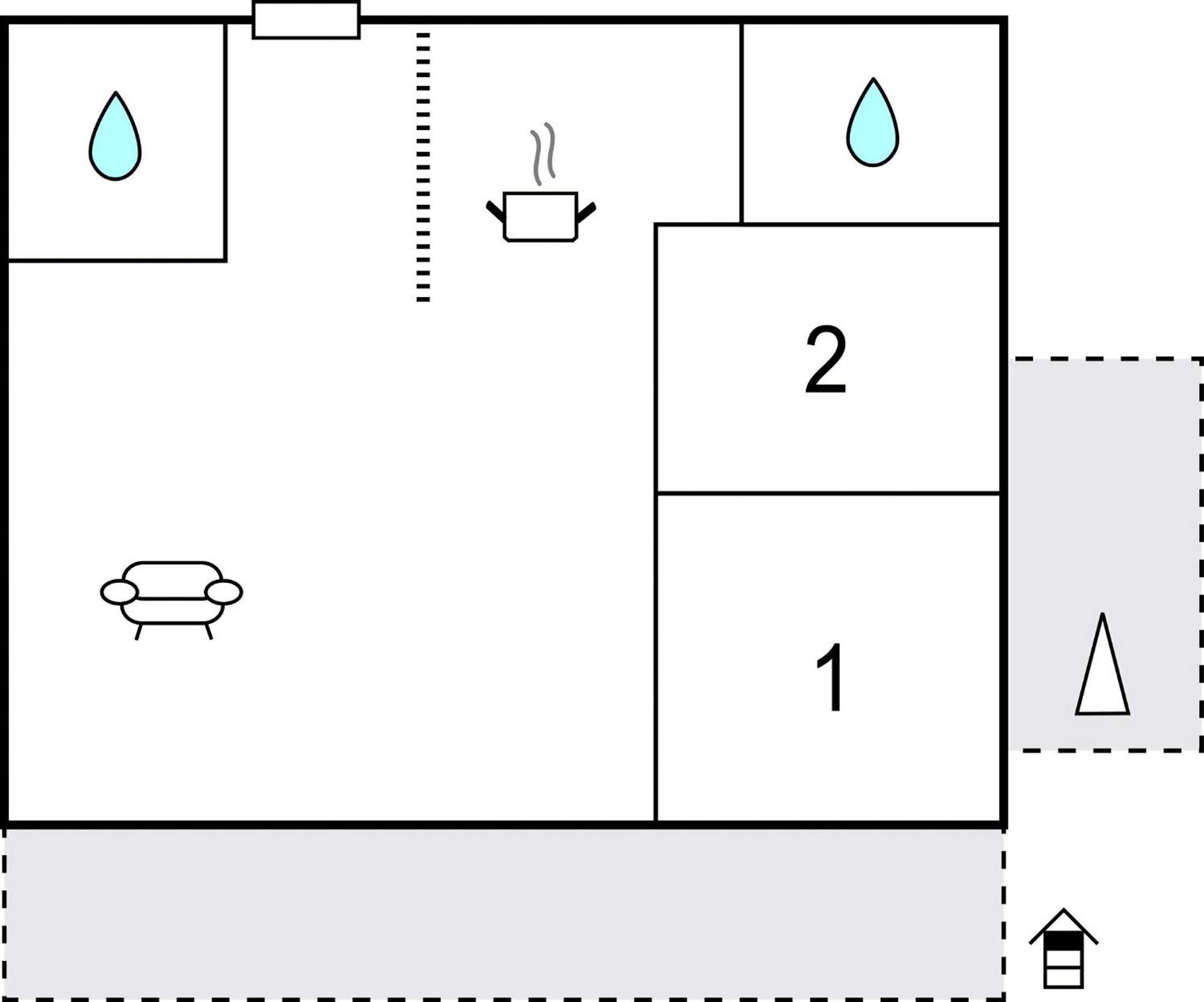 In With Kitchen Apartman